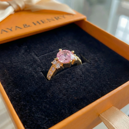 Celia Rosette Ring | White Gold