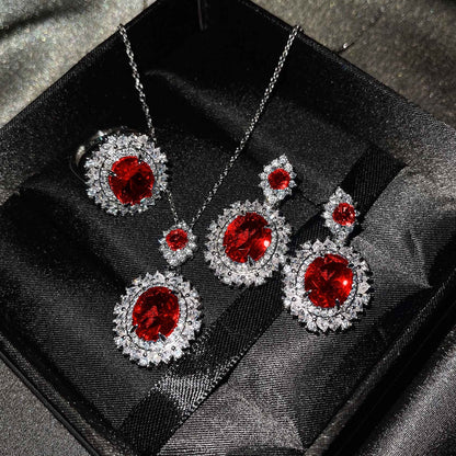 Vespera Aetherin Pink Set | White Gold