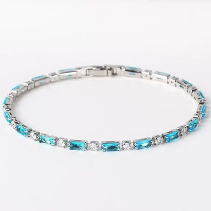 Natural Turquoise Stone Bracelet | Gold