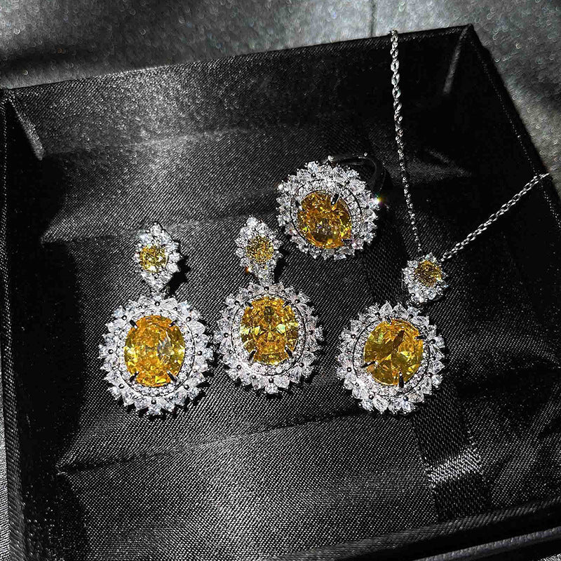 Vespera Aetherin Pink Set | White Gold