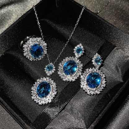 Vespera Aetherin Red Set | White Gold