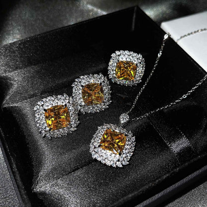 Caelith Verdane Pink Set | White Gold