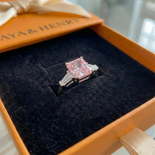 Pink Verve Ring | White Gold