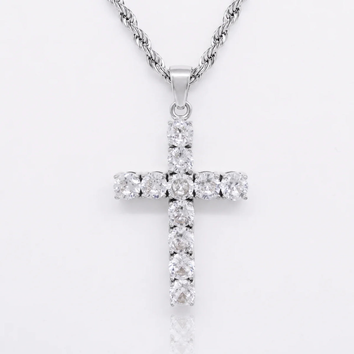 Cross necklace | Gold